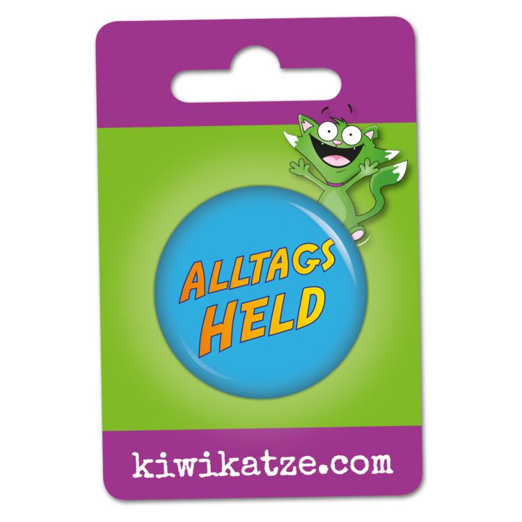 Ansteckbutton Alltagsheld an Eurolochkarte